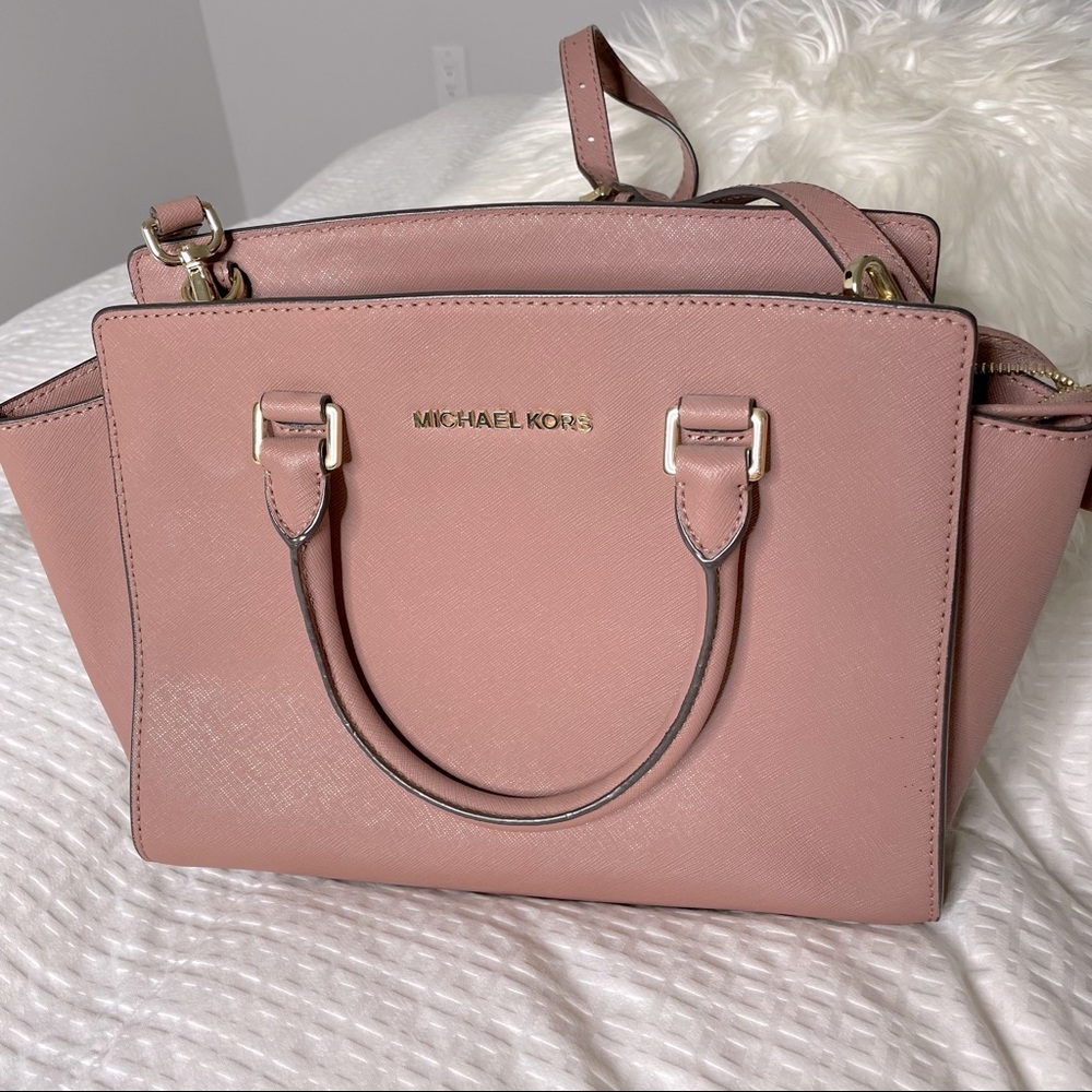 Michael Kors Satchel Leather Handbag